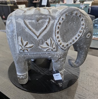 Eclectic Elephant Sculpture Large
