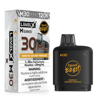 Level X Flavour Beast M30 120K Pod - Good Ol' Golden Tobacco