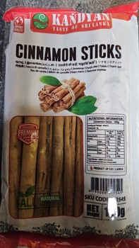 Kandiyan Cinnamon Sticks 100g