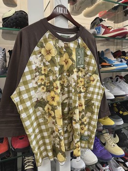 Denim Tears x Levi's Denim Tears Cotton Gingham Baseball Tee 'Multicolor' • Brand New [5493] - view 2