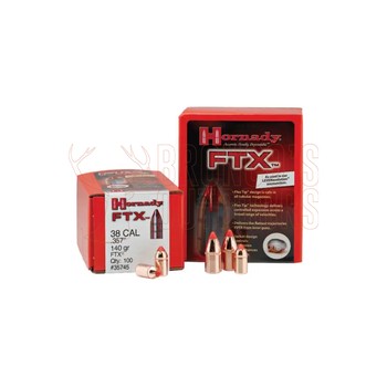 Hornady 45Cal .458 325Gr FTX Projectiles Box 50