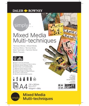 Daler Rowney - Simply Mixed Media Pad A4 160g 30SH - D437736400