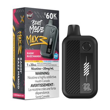Flavour Beast Mode Max 3 60K - Ragin' Razz Mango Iced