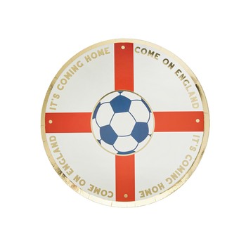 Hootyballoo - Come On England Paper Plates - Pack of 8-HBCE103
