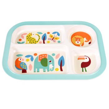 WILD WONDERS MELAMINE FOOD TRAY