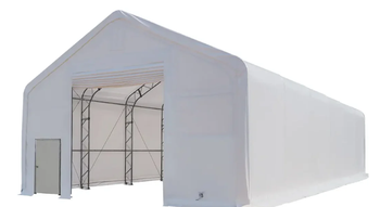 * 30' x 60' Dual Truss Storage Shelter with Heavy Duty 17 oz PVC Cover & Drive Through Doors TMG-DT3062 (Previously TMG-DT3061)