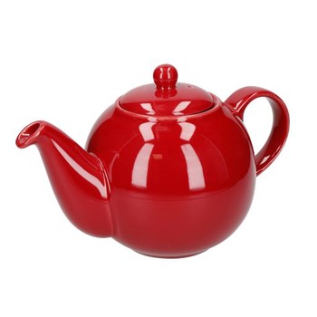 FARMHOUSE RED GLOBE TEAPOT - 1.2 LITRE (6 CUP)