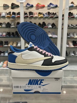 Air Jordan 1 Retro Low Original SP Fragment  x Travis Scott • Pre-Owned [7384] - photo 1