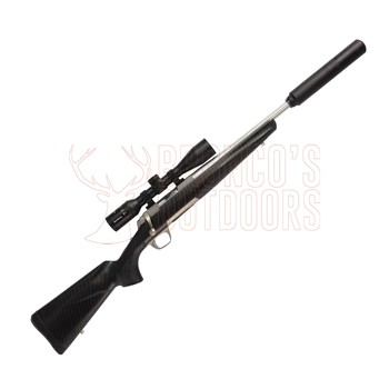 Browning X-Bolt 16″ Carbon .223 + Nikko Stirling Panamax 3-9x40 + Stealth Suppressor - Preloved
