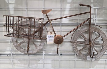 Bike Wall Decor with Hanger