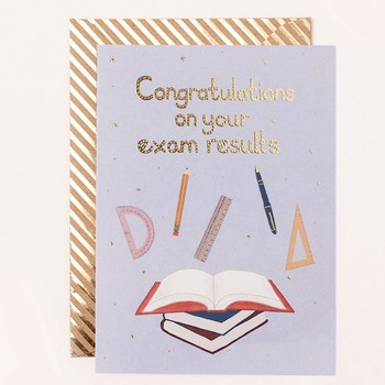 Apple & Clover -Congrats on Exam Results Card-RE104