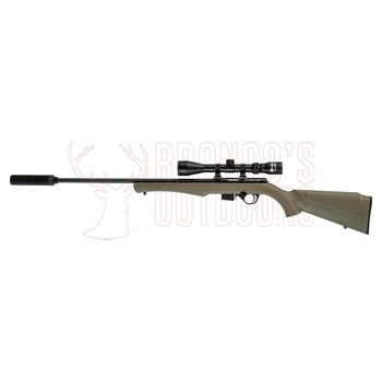 Rossi 8122M Green .22 Mag + Nikko Stirling Mountmaster 3-9x40 + Nielsen Sonic Suppressor