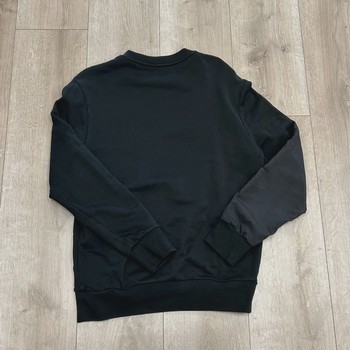 Moncler Rubberised-Logo Fleece Panel Sweatshirt • Pre-Owned [1922] - view 3