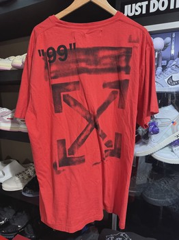 Off White Impressionism Red Tee L • Pre-Owned [0205] - view 2