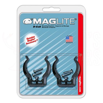 Maglite D-Cell Clamps 2 pack