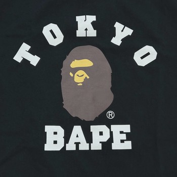 BAPE Tokyo City College Tee 'Black • Pre-Owned [8566] - view 6