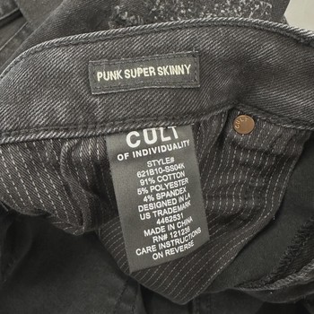 Cult of Individual Jeans Black Skinny • Pre-Owned [7914] - view 3