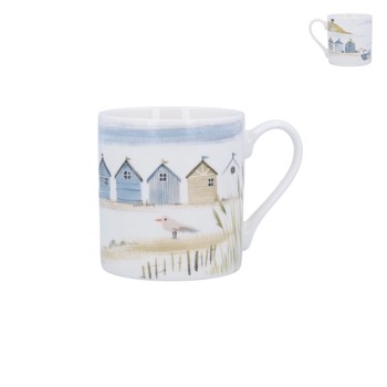 BEACH HUTS CHINA MUG