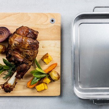 MASTERCLASS STAINLESS STEEL ROASTER - LARGE
