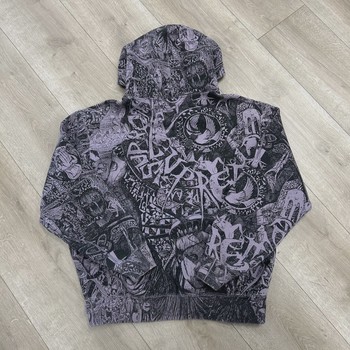 2024 Supreme Liberty Hooded Sweatshirt 'Dusty Purple' • Pre-Owned [2137] - view 3