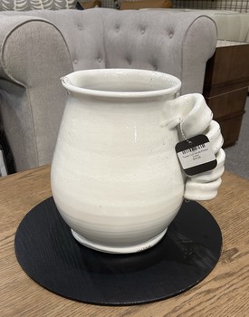Tuscan Curl Handle Pitcher Cream