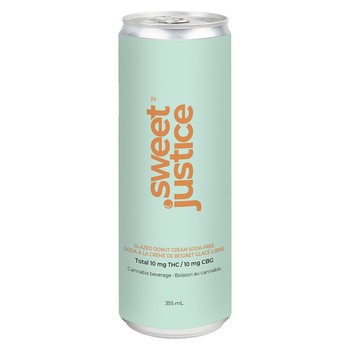 Glazed Donut Cream Soda 1:1 THC:CBG Sparkling Beverage / 355mL / Blend