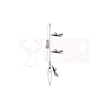 Hayabusa Jigging Sabiki 80g Flasher & Sabiki Rig
