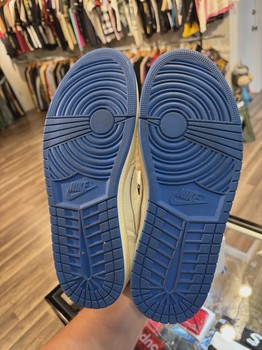 Air Jordan 1 Retro Low Original SP Fragment  x Travis Scott Sail Military Blue • Pre-Owned [1140] - view 4