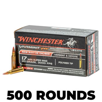 Winchester Varmint HV .17WSM 20gr 500 Rounds