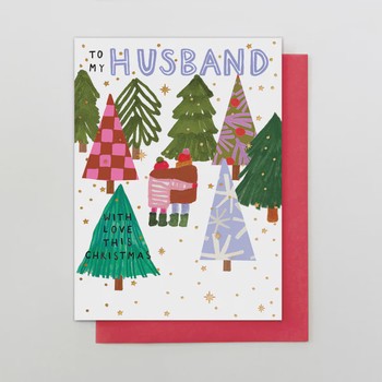 Stop The Clock - christmas woodland husband - IC17