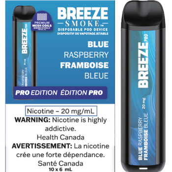 Breeze Pro 2000 BREEZE SMOKE PRO - Blue Raspberry