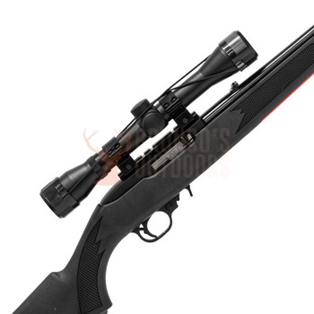 Ruger 10/22 Synthetic Blued .22 LR + 4x32 Scope + Suppressor