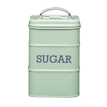SAGE GREEN SUGAR CANISTER 'LIVING NOSTALGIA'