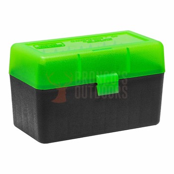 MTM Case-Gard Rifle Flip-Top Ammo Box Clear Green/Black