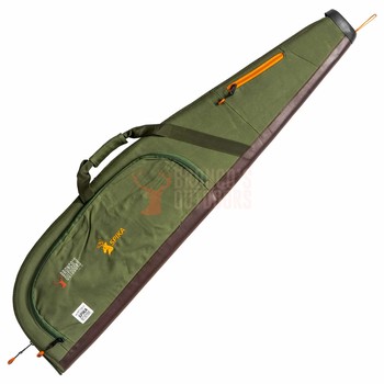 Spika Green Deluxe Gun Bag - Canvas + Broncos Logo