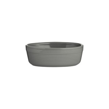GREY OVAL WILLIAM MASON 17CM DISH