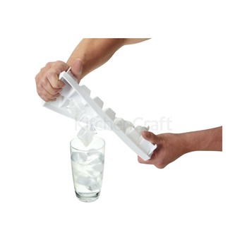FLEXIBLE EASY-OUT ICE CUBE TRAY