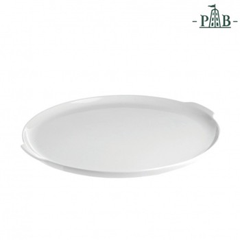 AREZZO CAKE PLATE WITH HANDLES - 34.5CM