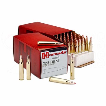 Hornady .223 Rem 55gr V-Max 50 Rounds