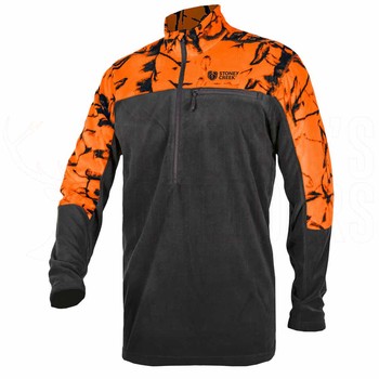 Stoney Creek Microplus Long Sleeve Top Orange and Black