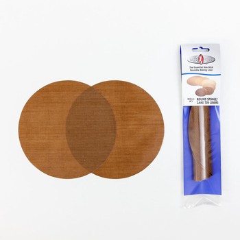 BAKE-O-GLIDE SILICONE CAKE TIN CIRCLES - 18CM / 7"