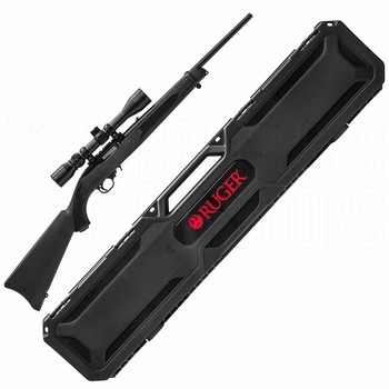 Ruger 10/22 Carbine Threaded + Weaver 3-9x40 + Ruger Case