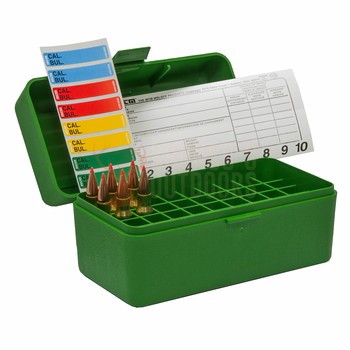 MTM Case-gard Rifle Flip-top Ammo Box Green