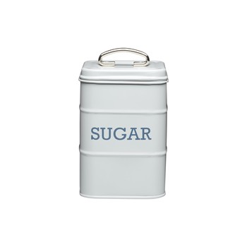 FRENCH GREY SUGAR CANISTER 'LIVING NOSTALGIA'