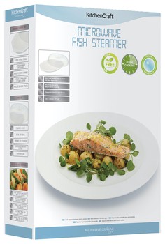 MICROWAVE FISH & VEGETABLE STEAMER