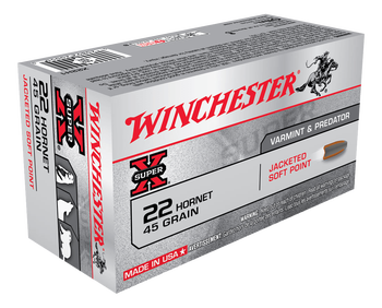 Winchester Super X .22 Hornet 45gr SP 50 Rounds