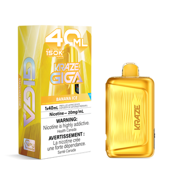 KRAZE GIGA 150K - Banana Ice