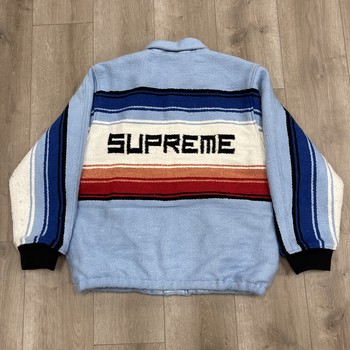 Supreme Tlaxcala Blanket Jacket Light Blue - Pre-Owned - photo 1