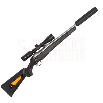 Tikka T3X Lite Stainless Bush Hunter .308 16" + Vortex Crossfire HD 3-9x40 Illuminated + Hardy Suppressor