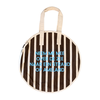 Ronde tas - Blue